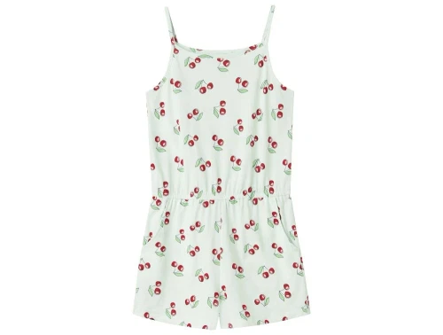 Name It heldragt aqua glass med kirsebær print